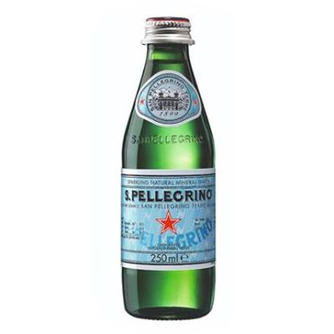 San Pellegrino Natural Sparkling Water Glass 250ml (24 X 250 ML)